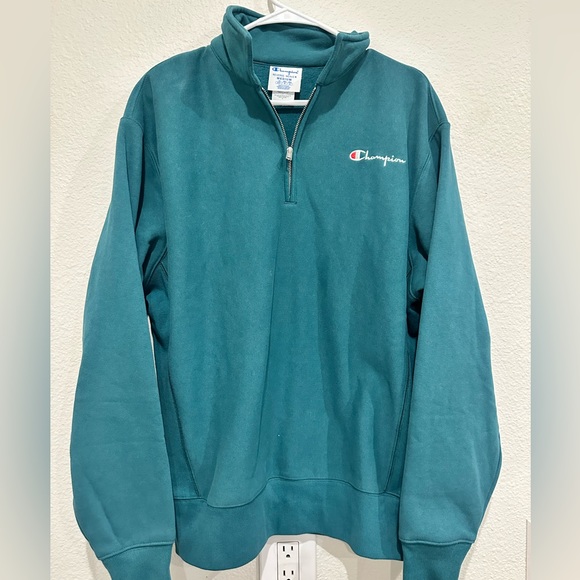 Champion 1/4 Zip Sweatshirt size medium - Picture 2 of 6